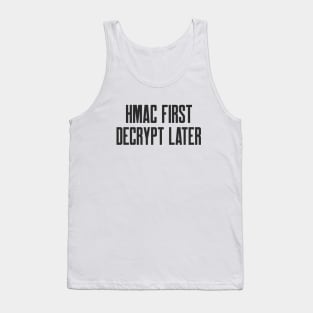 Cybersecurity Practice Least Privileges Please Tank Top